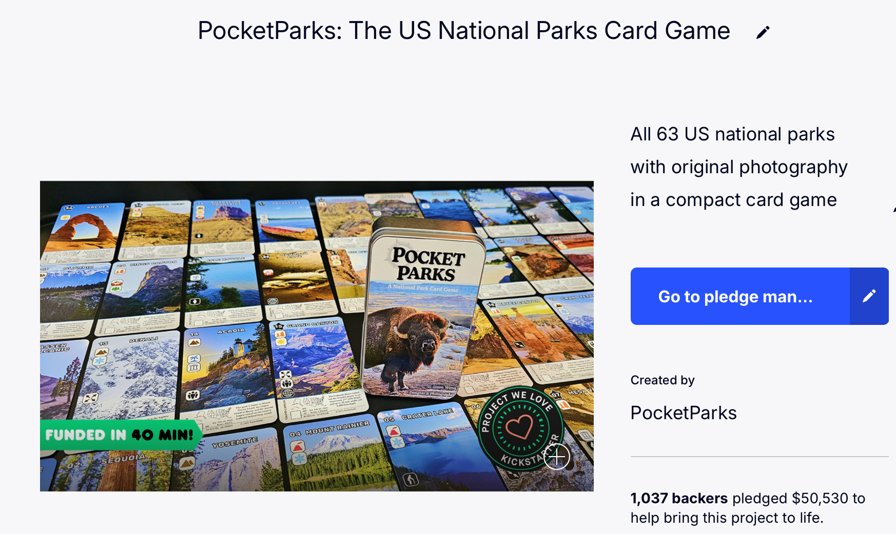 Over 1000 backers on Kickstarter!