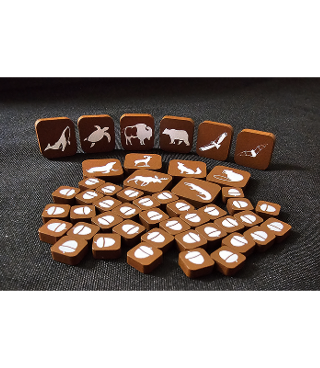Wooden Animal Tokens