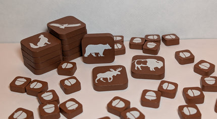 Wooden Animal Tokens