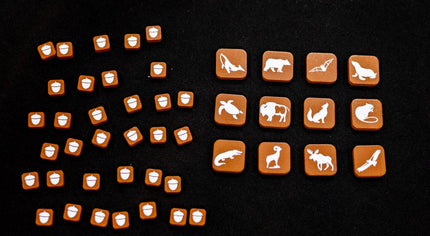 Wooden Animal Tokens